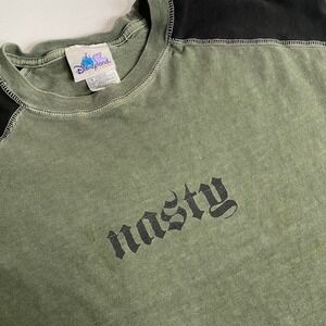 Disneyland Resort Captain Hook Nasty Graphic Sleeveless Shirt Large Vintage Y2K